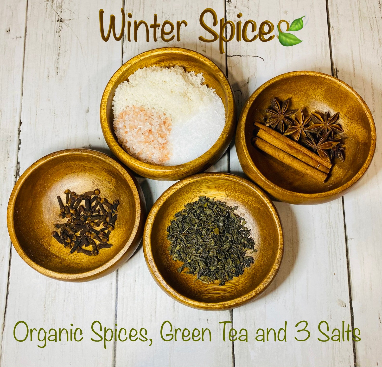 Organic Bath Tub Tea Bath Herbs and 3 Salts Organic Etsy