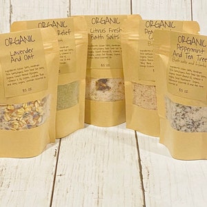 Organic Vanilla Orange Spa Gift Set: Handmade Apothecary Healing Set bild 4