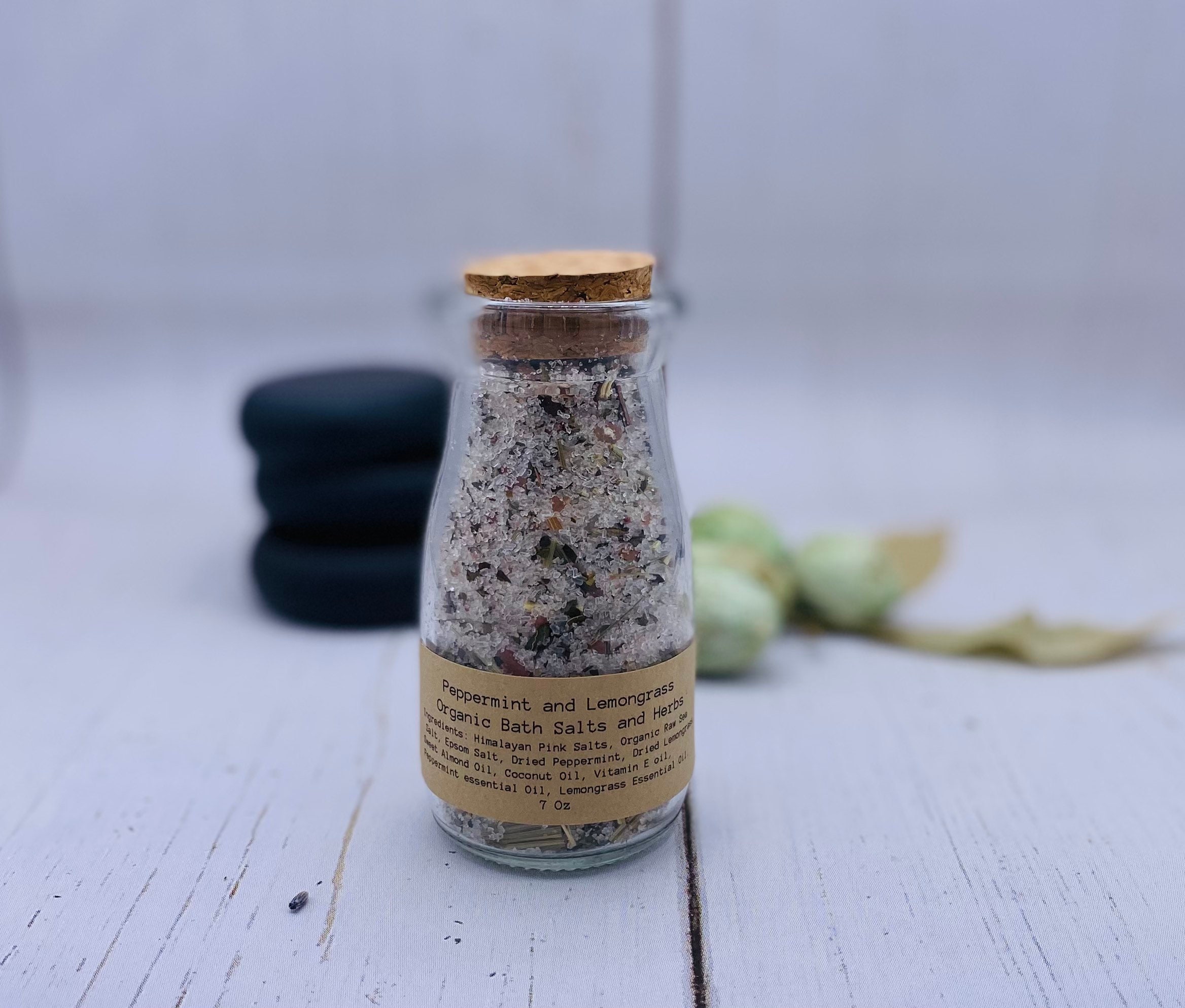 Organic Bath Salts Essential Oil Infused Bath Salts Gift Etsy