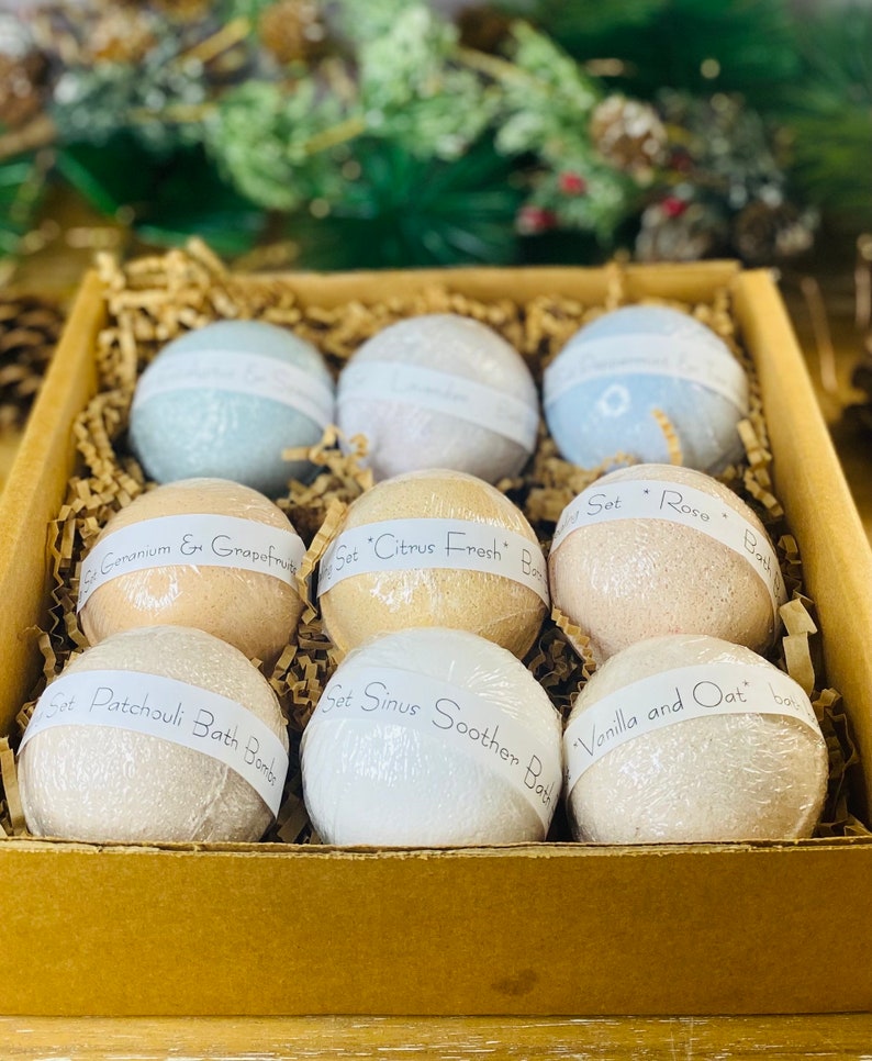 Peace and Calming, Spa Set, Organic Self-Care Box, Mom Gift, Bath Kit image 5