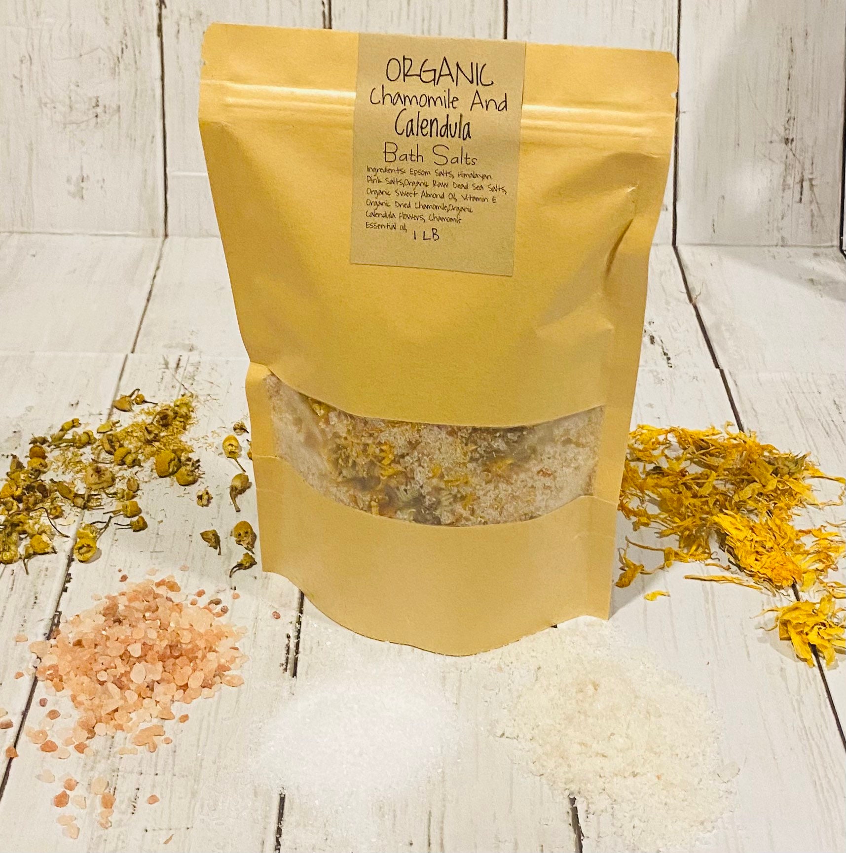 Organic Bath Salts Bulk 1lb Bath Salts And HerbsApothecary Etsy