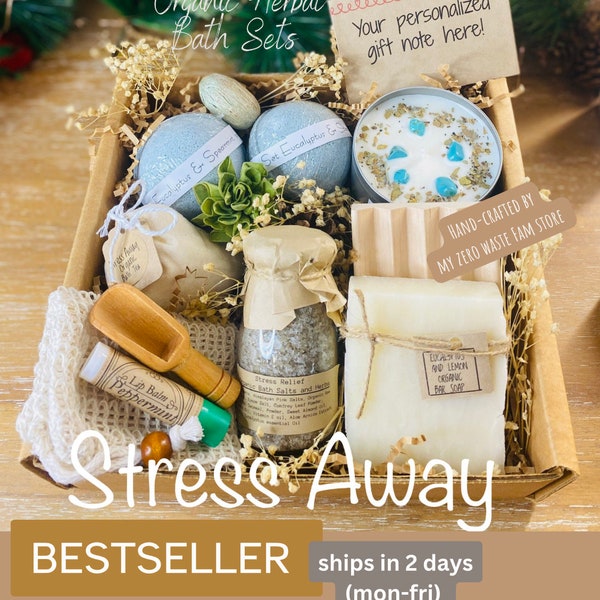 Stress Relief, Spa Gift Set, Care Box, Mom Gift, Bath Kit