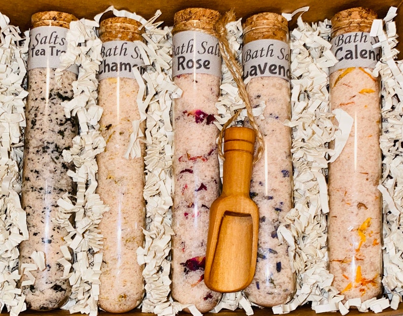 All Natural Bath Salts Bath Salts Gift Set Wedding Favors Etsy