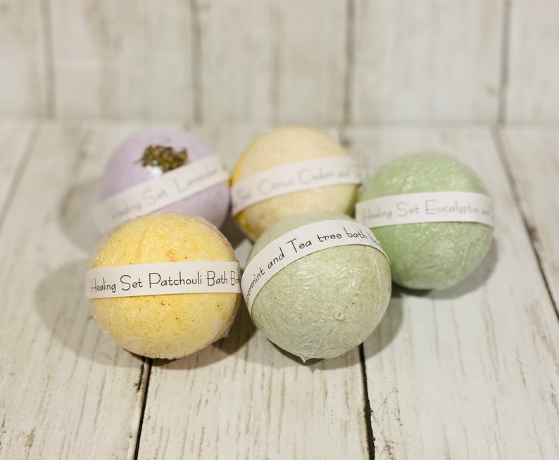 Organic Vanilla Orange Spa Gift Set: Handmade Apothecary Healing Set bild 6