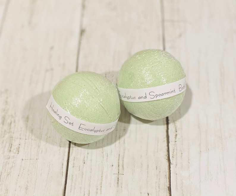 Set de regalo orgánico para spa antiestrés, con infusión de aceite esencial de eucalipto y menta verde. imagen 5