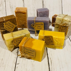 Organic Vanilla Orange Spa Gift Set: Handmade Apothecary Healing Set bild 5