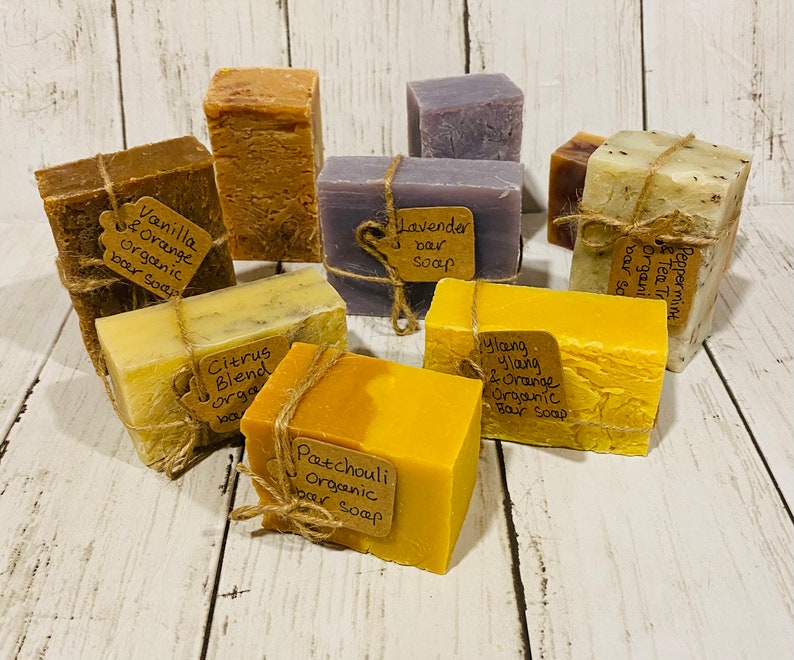 Organic Vanilla Orange Spa Gift Set: Handmade Apothecary Healing Set bild 5