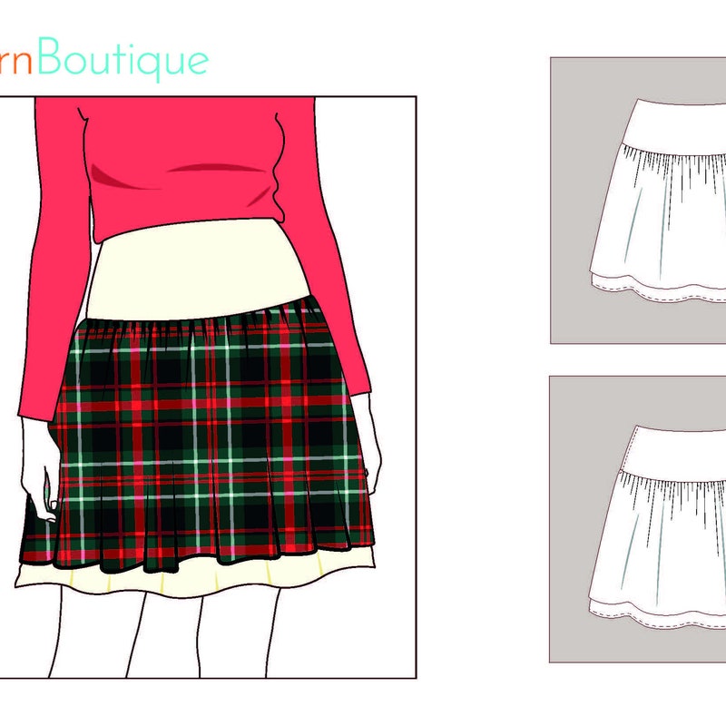 Gathered Skirt main image 1