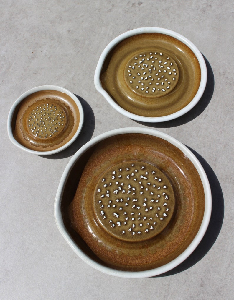 Handmade Japanese Grating/grinding Plate Ginger Garlic Etsy