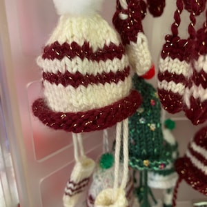 Ornaments- Mini Santa hats and mittens