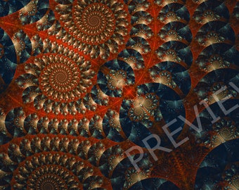 Dark Spirals {Multiple Sizes}