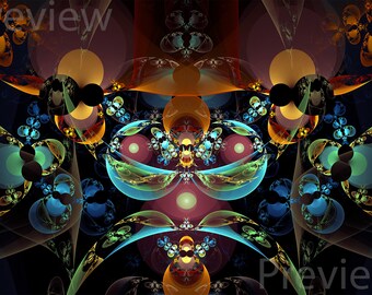 Bubbles in Space {Multiple Sizes}