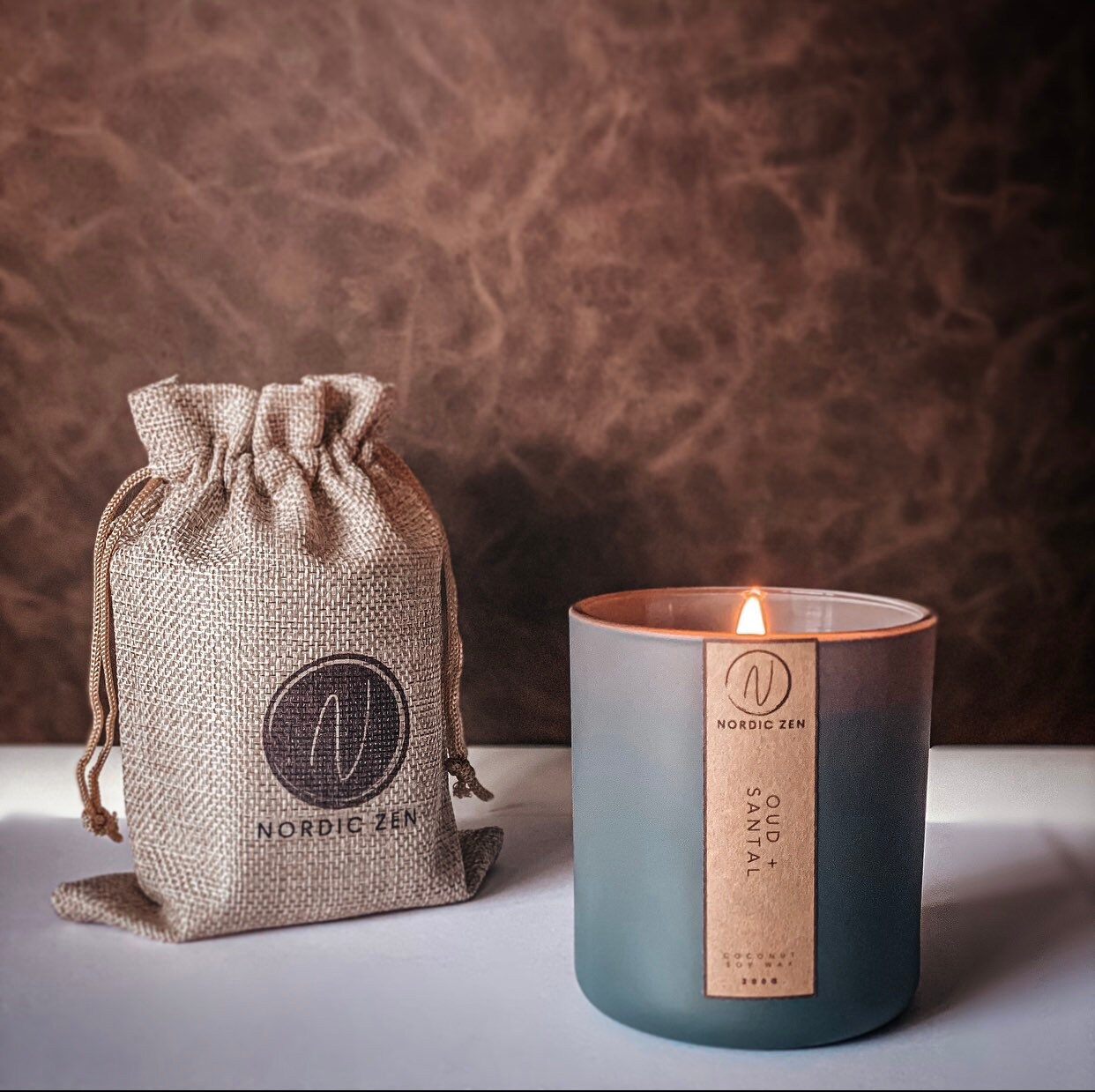 OUD SANTAL Coconut and Soy wax candle Etsy