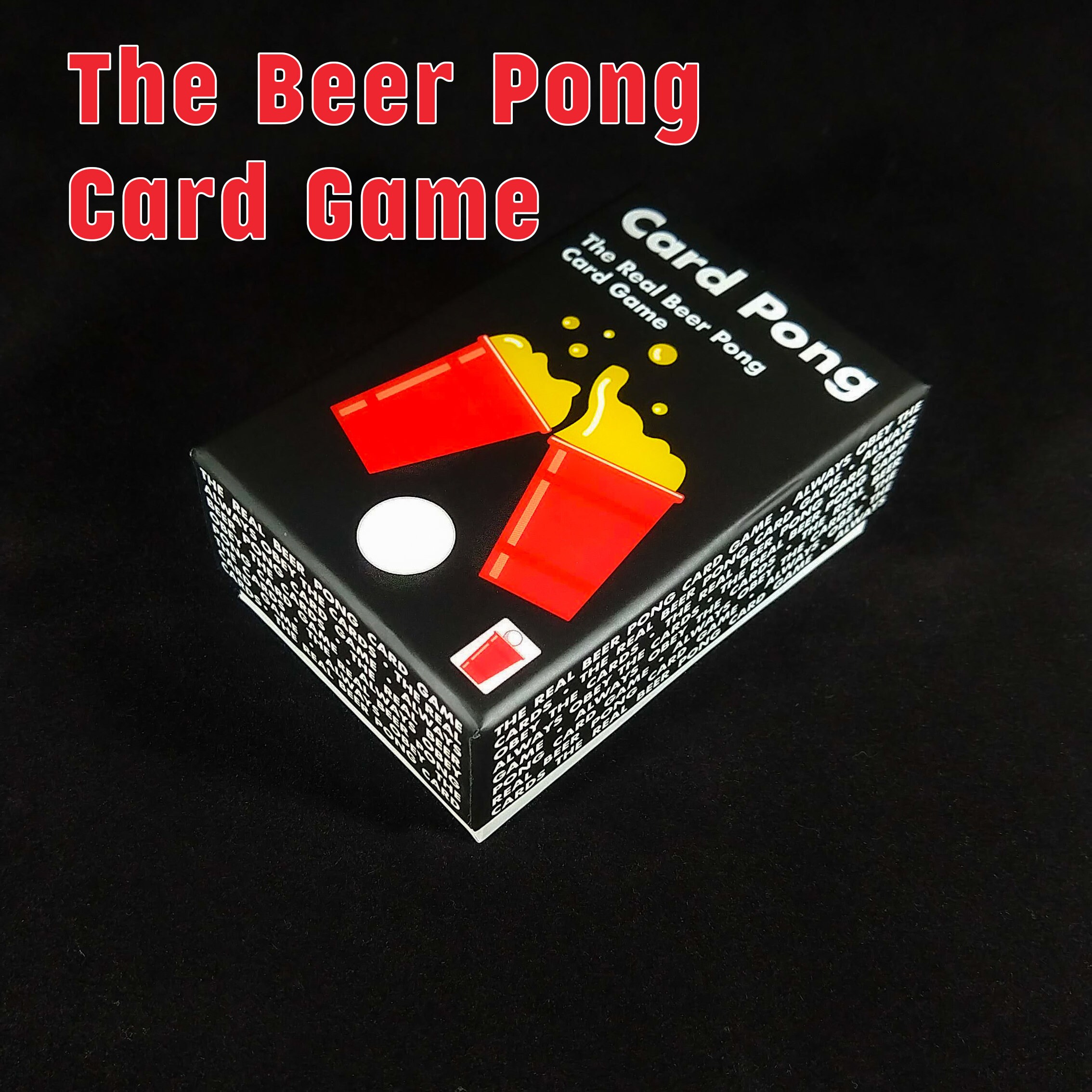 Card Pong Beer Pong Card Game Etsy