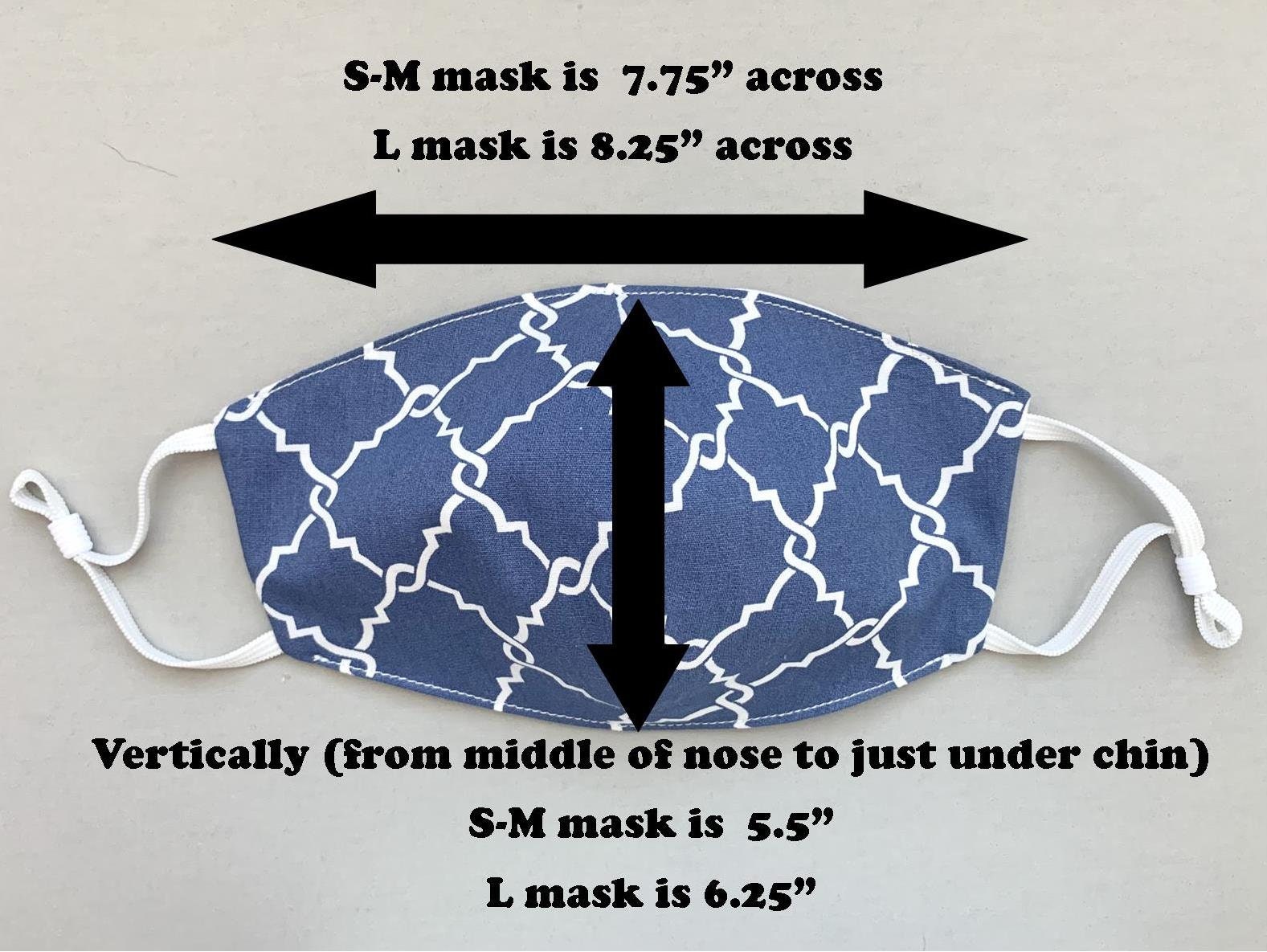 Face Mask made in USA Face Mask with Nose Wire Reusable Etsy