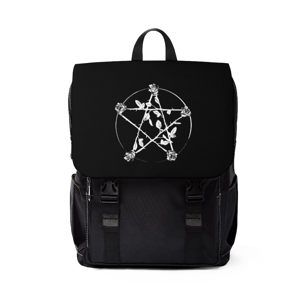 black goth backpack