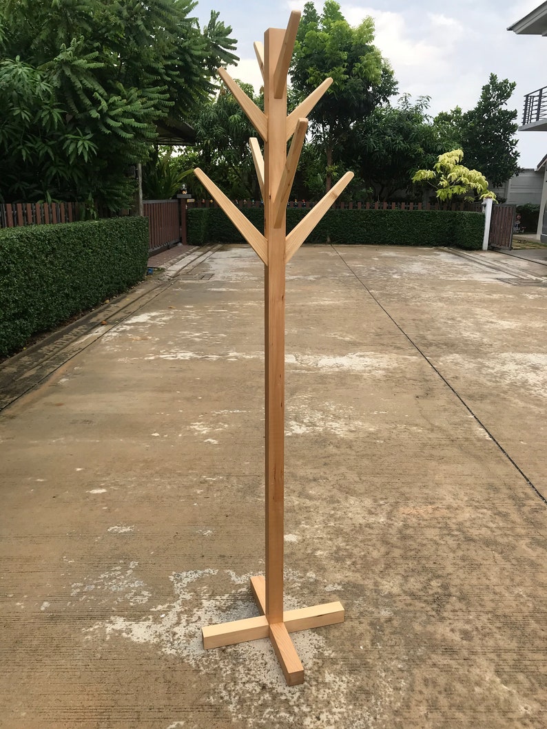 Hooks Coat Rack Stand Plan Etsy