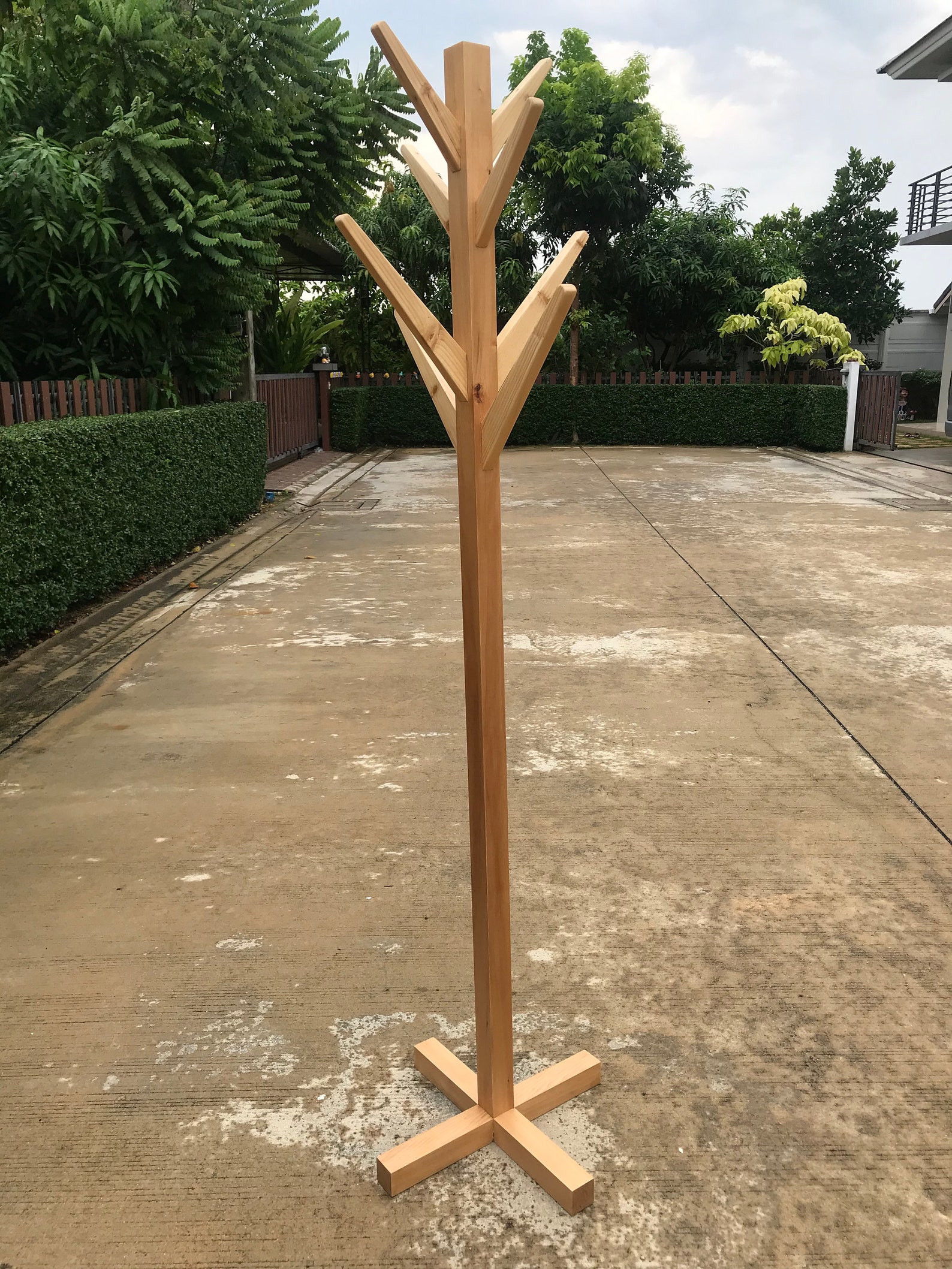 Hooks Coat Rack Stand Plan Etsy Australia