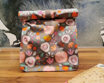 Lunch bag reusable bag to taste or flower pattern lunch