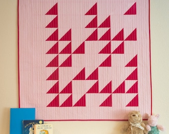 Love Code Quilt Pattern - eine moderne Quilt Anleitung in fünf Größen, Mini Quilt, Baby Quilt, kleiner Überwurf Quilt, großer Überwurf Quilt, Queen Quilt