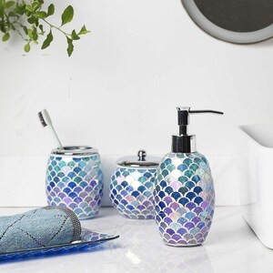 Bathroom Accessories Set Etsy