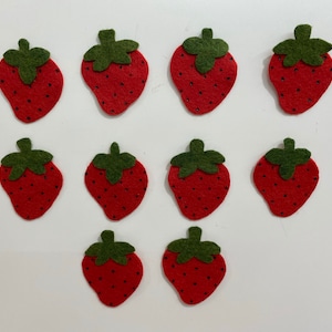 10 strawberries, felt story, flannel board story, circle time, preschool, story time, children books, Felt Stories, Felt Story