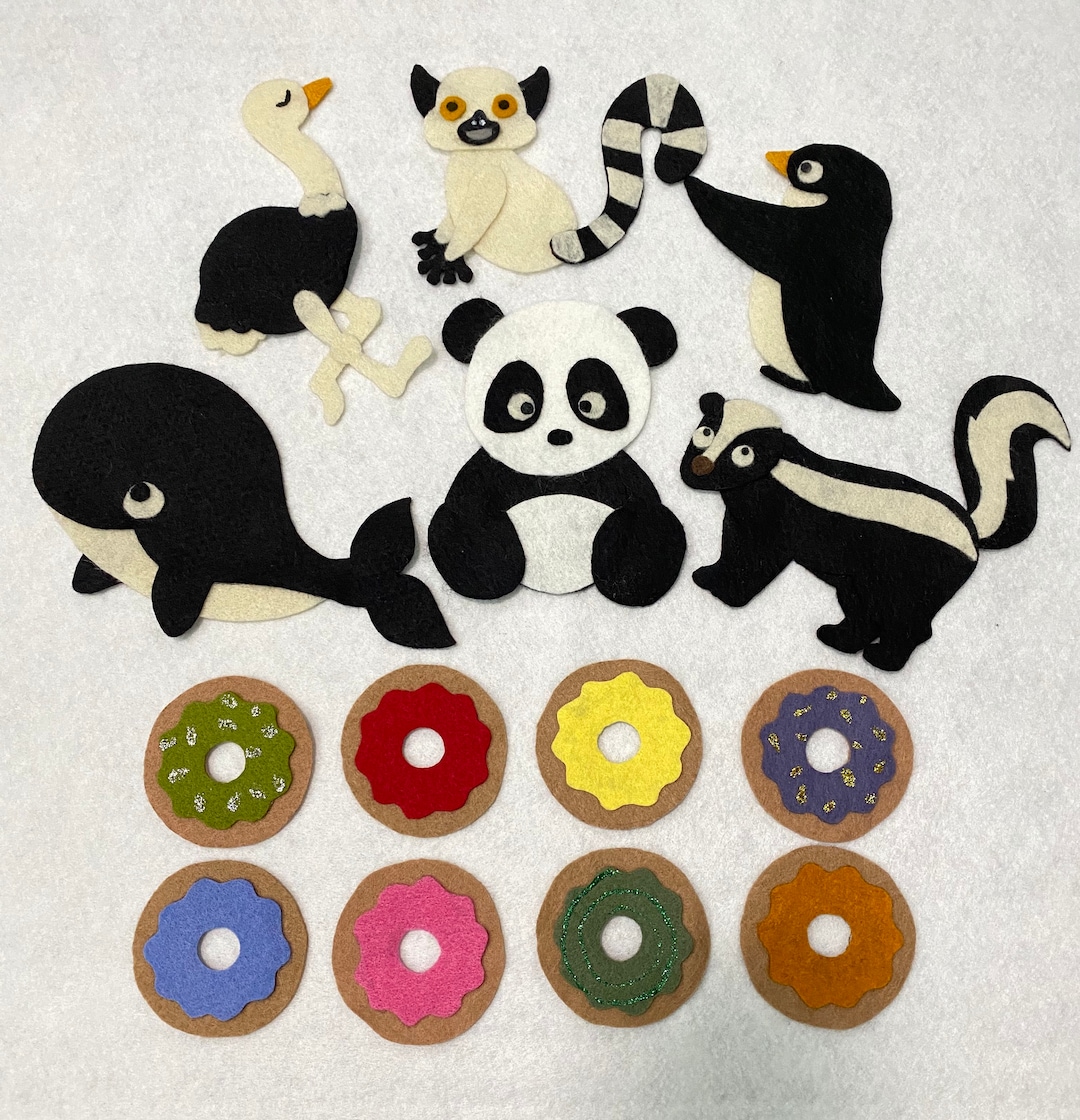 Please, Mr. Panda Felt Story, Flannel Board Story, Felt Story, Handmade ...