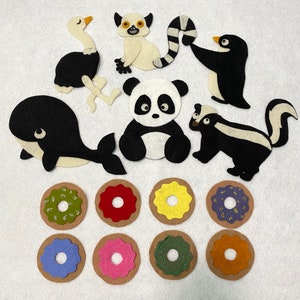 Please, Mr. Panda Felt Story, flannel board story, felt story, handmade, Children Felt, daycare, preschool, teacher resources, Felt Stories