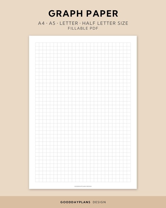 printable graph paper instant download pdf cross stitch etsy