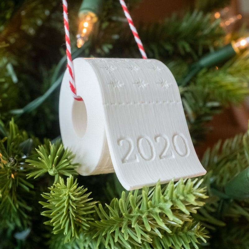 Toilet Paper Ornament - Etsy