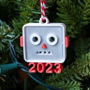 Emoji Robot 2023 Ornament