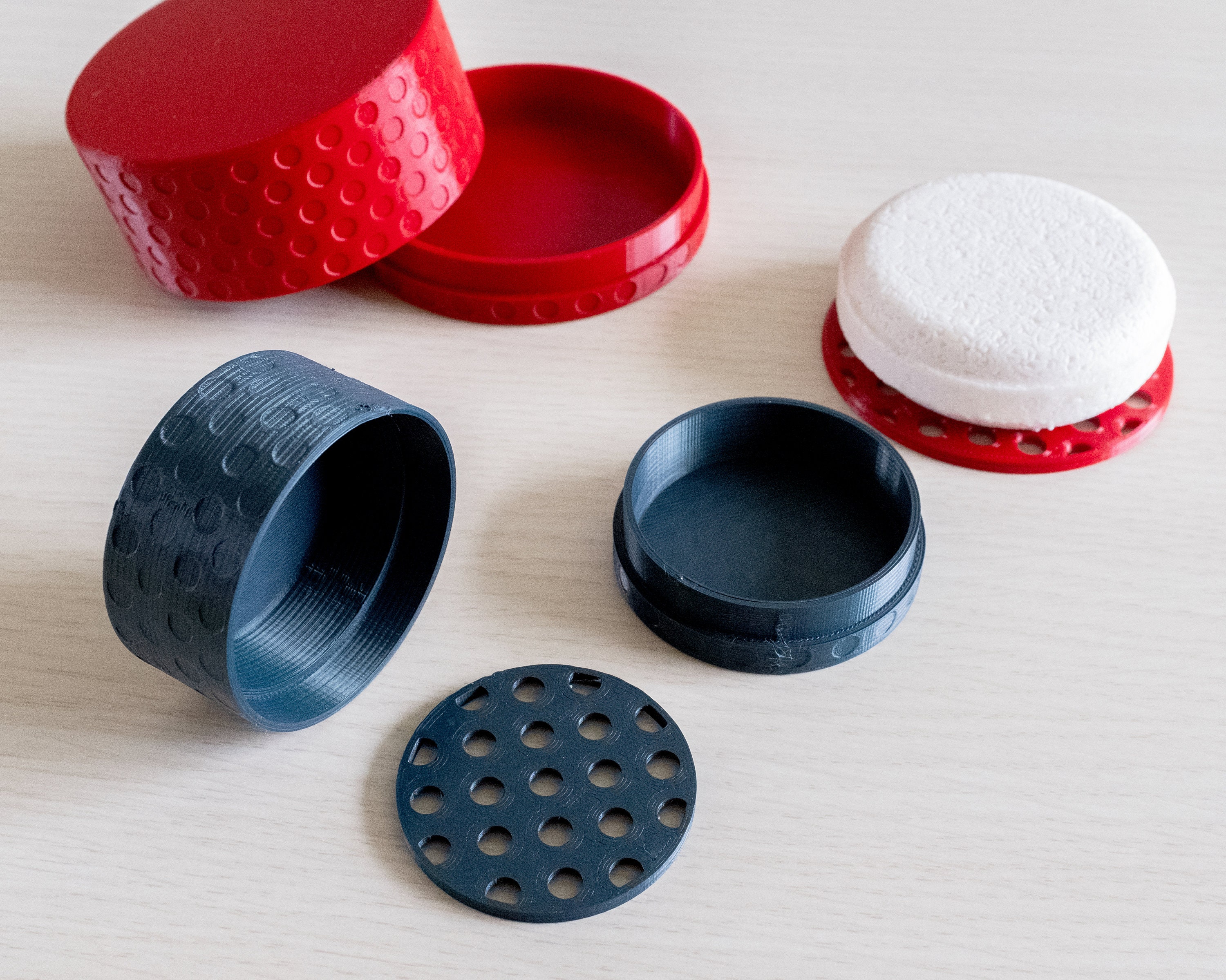 Eco Friendly Round Shampoo Bar Holder with Lid Soap Saver Etsy