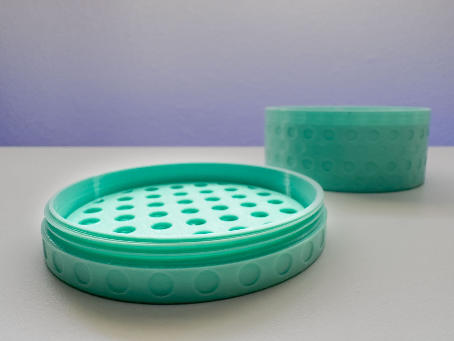 Eco Friendly Round Shampoo Bar Holder With Travel Lid Soap Etsy