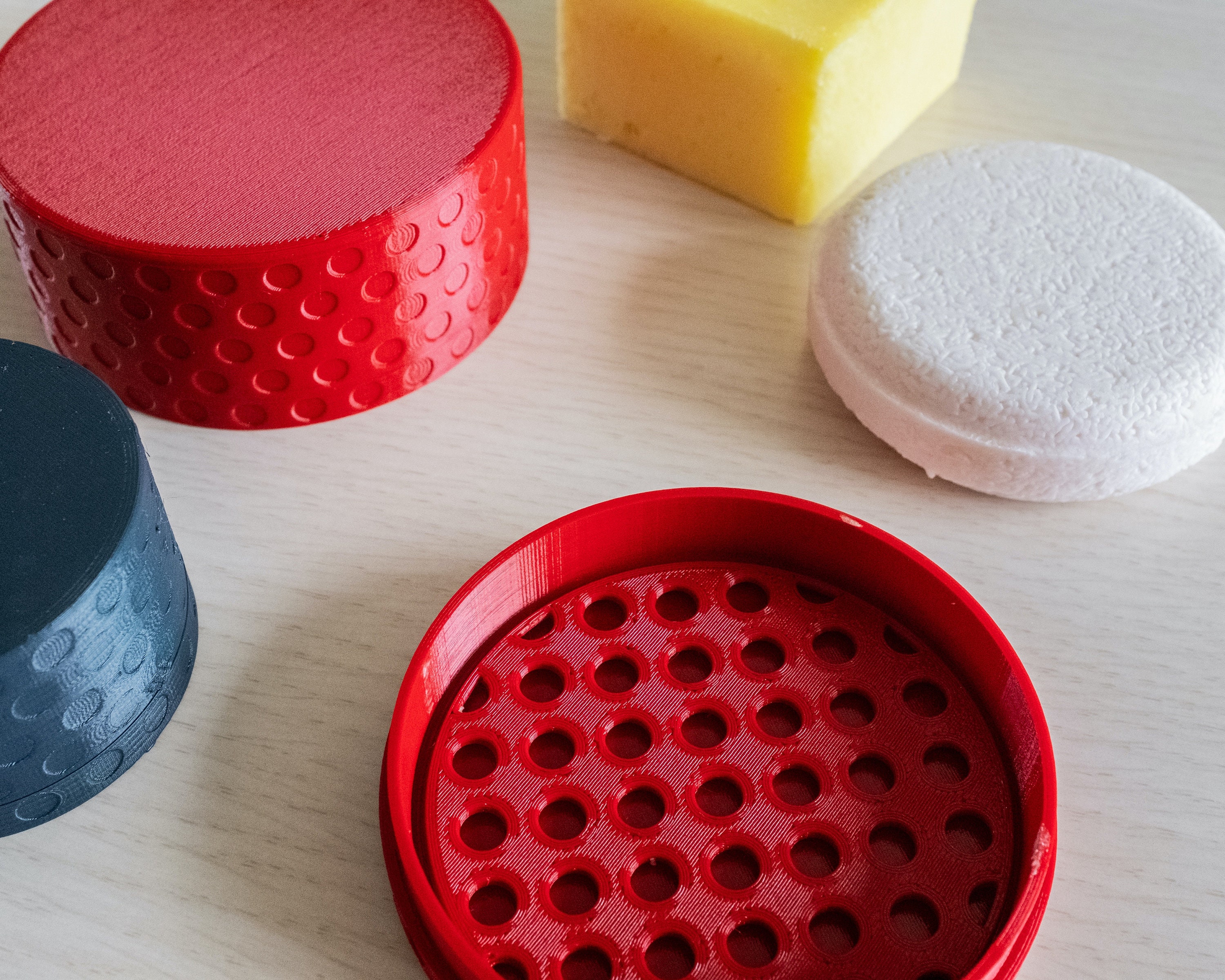 Eco Friendly Round Shampoo Bar Holder with Lid Soap Saver Etsy