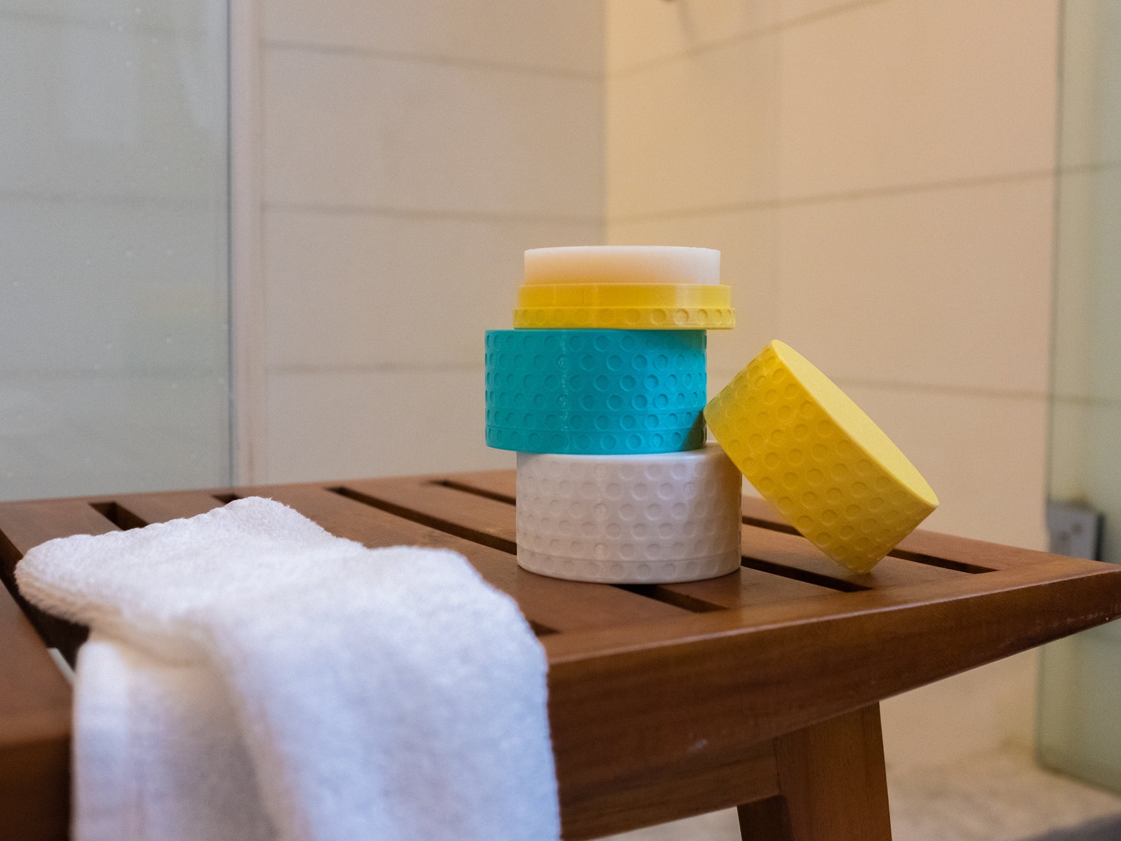 Eco Friendly Round Shampoo Bar Holder With Lid Soap Saver Etsy