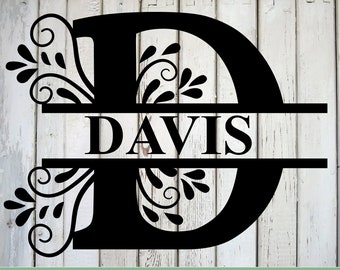 Download Split Letter D Etsy