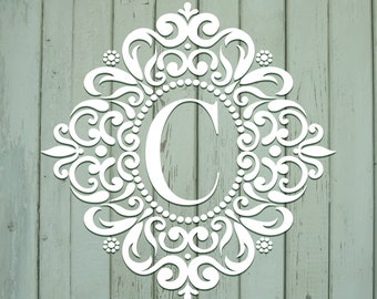 C-Alphabet, C Letter,  SVG, DXF, C Monogram/ Buy 3 Get 30% off Coupon=BUY3GET30