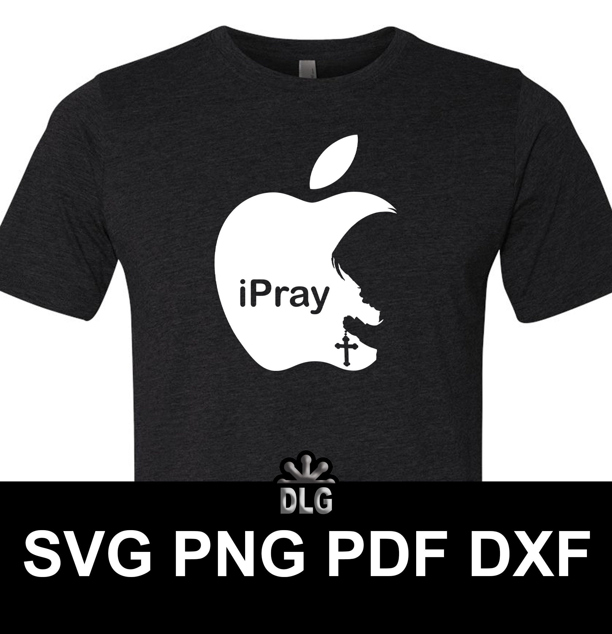 i Pray Jesus Christ Png, Pdf, Svg, Dxf  white file Downloadable Files