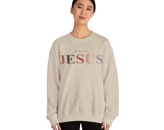 Focus on Jesus Unisex Heavy Blend™ Crewneck Sweatshirt