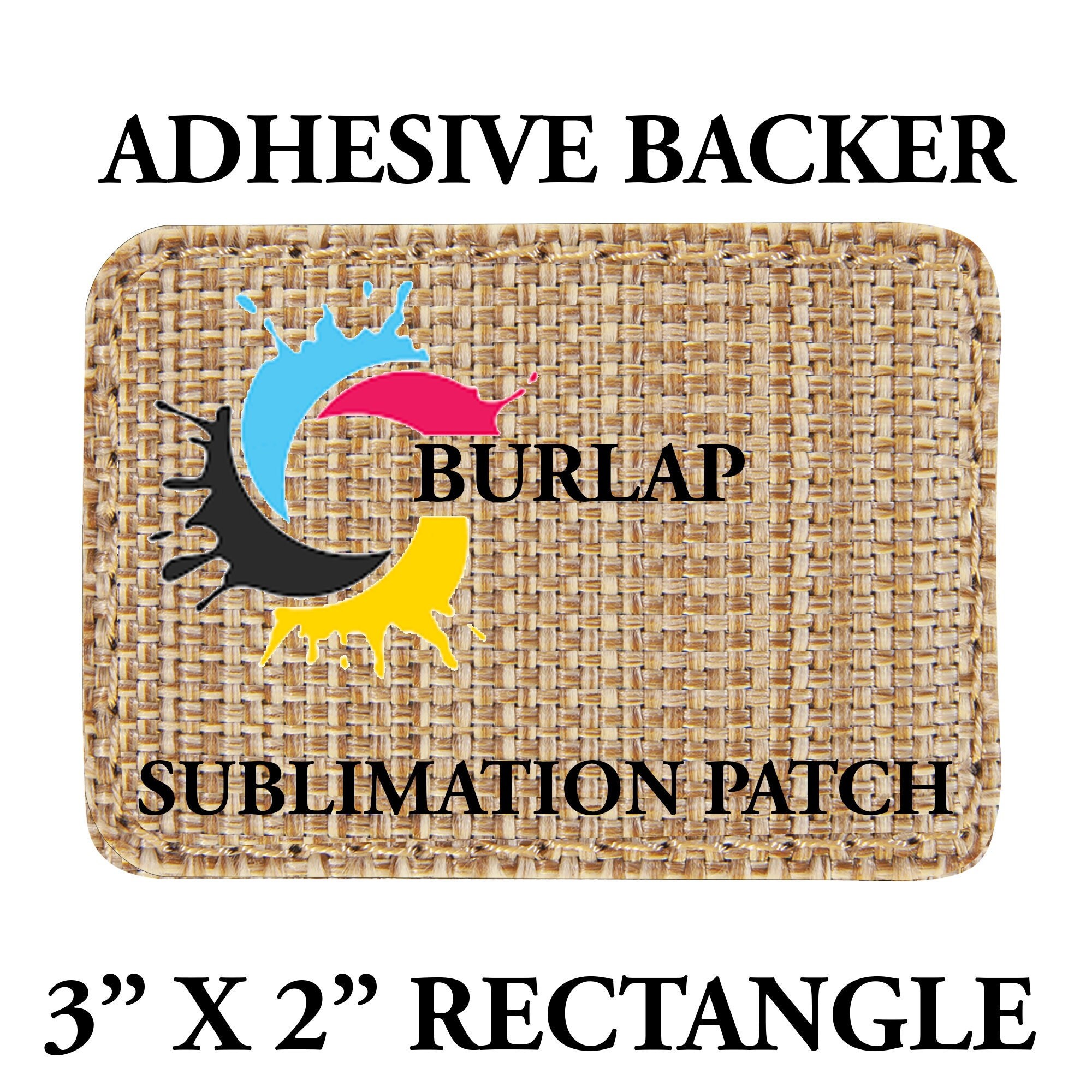 Burlap Sublimation Patch - 10pk – RCS Blanks, LLC