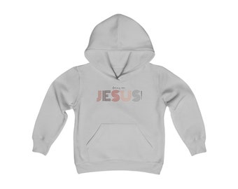 Focus on Jesus Youth Heavy Blend Hooded Sweatshirt