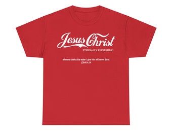 Jesus Coke Unisex T-Shirt Heavy Cotton Tee