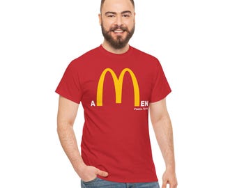 Koszulka Amen McDonalds Unisex Heavy Cotton Tee