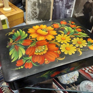Handmade Jewelry Box, Kashmiri Papier Mâché Jewelry Box, Unique Papier Mâché Jewelry Box, Real Enamel Lacquer Jewelry Box