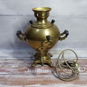 Samovar bronze samovar. electric samovar. . electric samovar-teapot. antique samovar