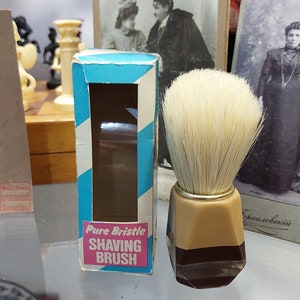 New Vintage DDR Shaving Brush Handle. Father&#39;s Day gift for him Wet shave brush.Wet shave brush handle for men