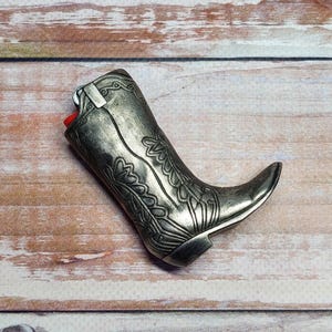 Cowboy Boot 90s Lighter Case. Stylish case for men&#39;s lighter.