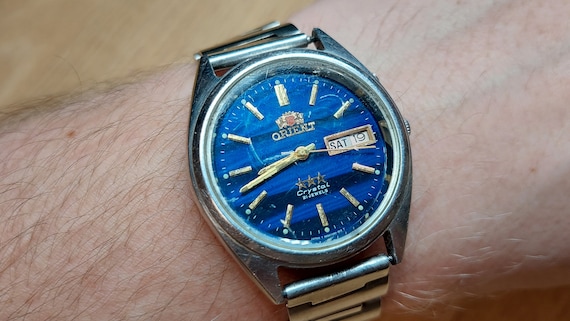 1980年代 ORIENT オリエント 3 スター メンズ ウォッチ ヴィンテージ