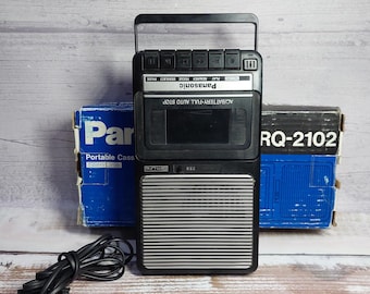 Panasonic RQ-2102 Cassette Portable Recorder With Box - Etsy