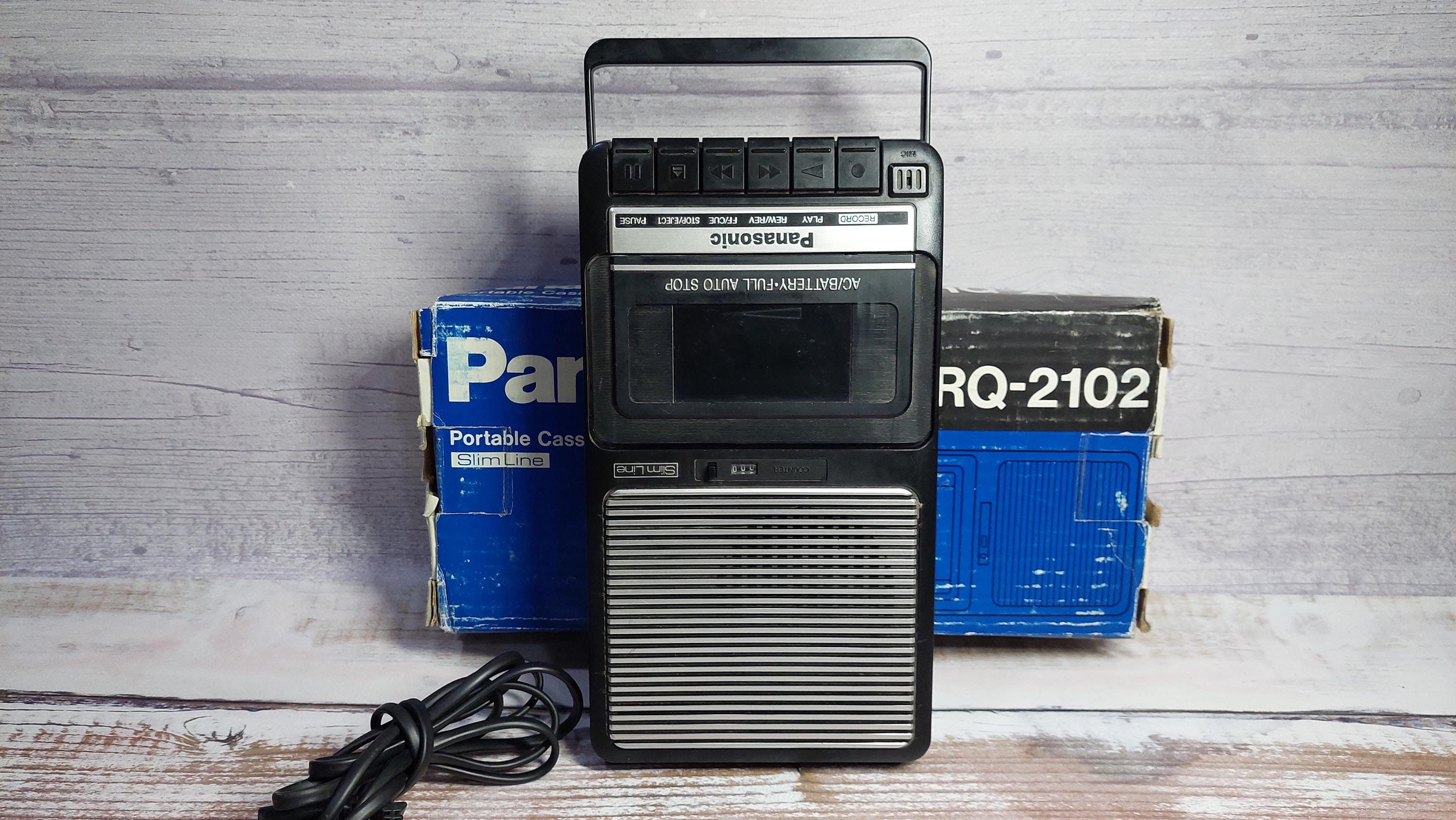 Panasonic RQ-2102 Cassette Portable Recorder With Box - Etsy